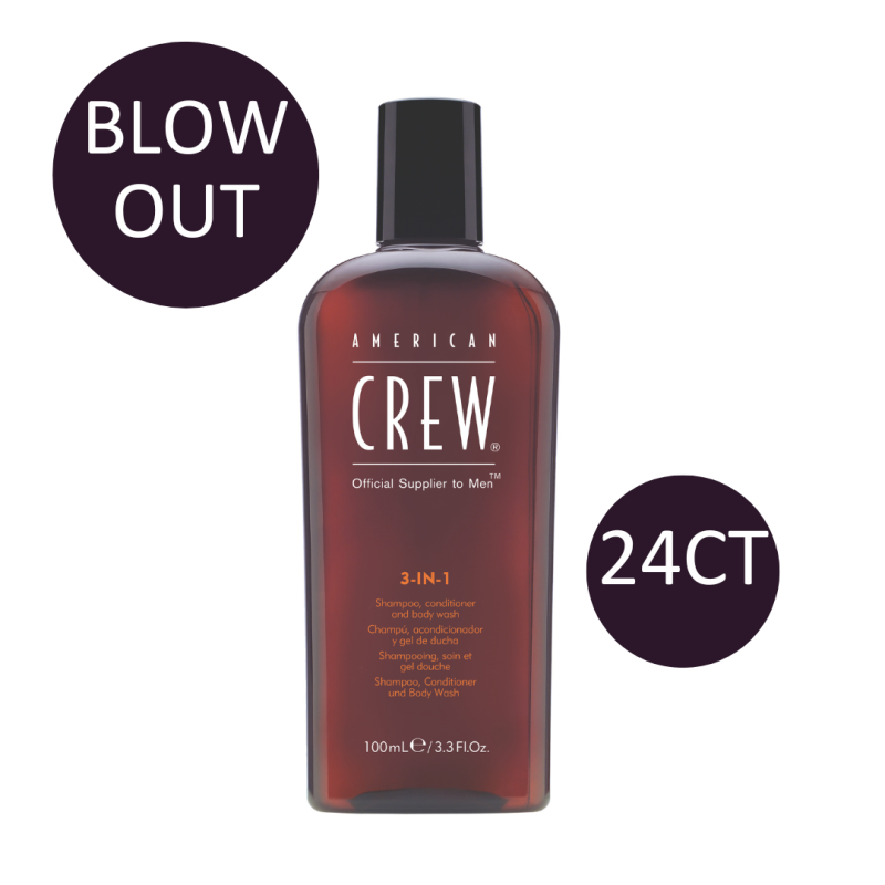 AMERICAN CREW 3-IN-1 3.3OZ BLOWOUT CASE DEAL