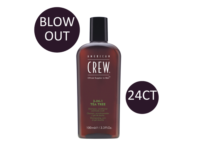 CREW TEA TREE 3-IN-1 3.3OZ BLOWOUT CASE 