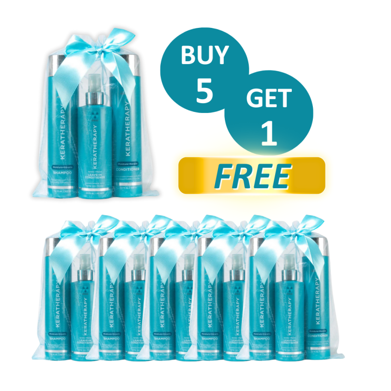 KERATHERAPY MOISTURE RETAIL HOLIDAY BAG 5+1 FREE