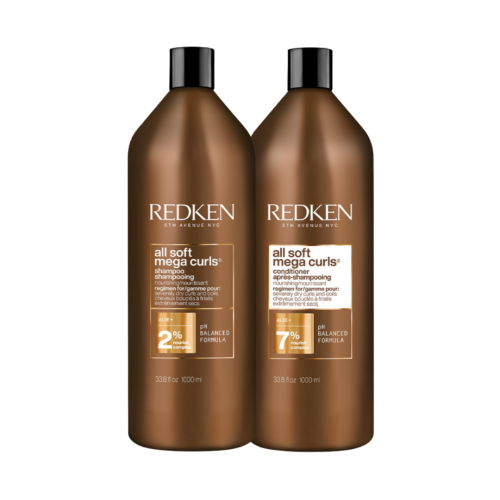 REDKEN ALL SOFT MEGA CURLS LITER DUO